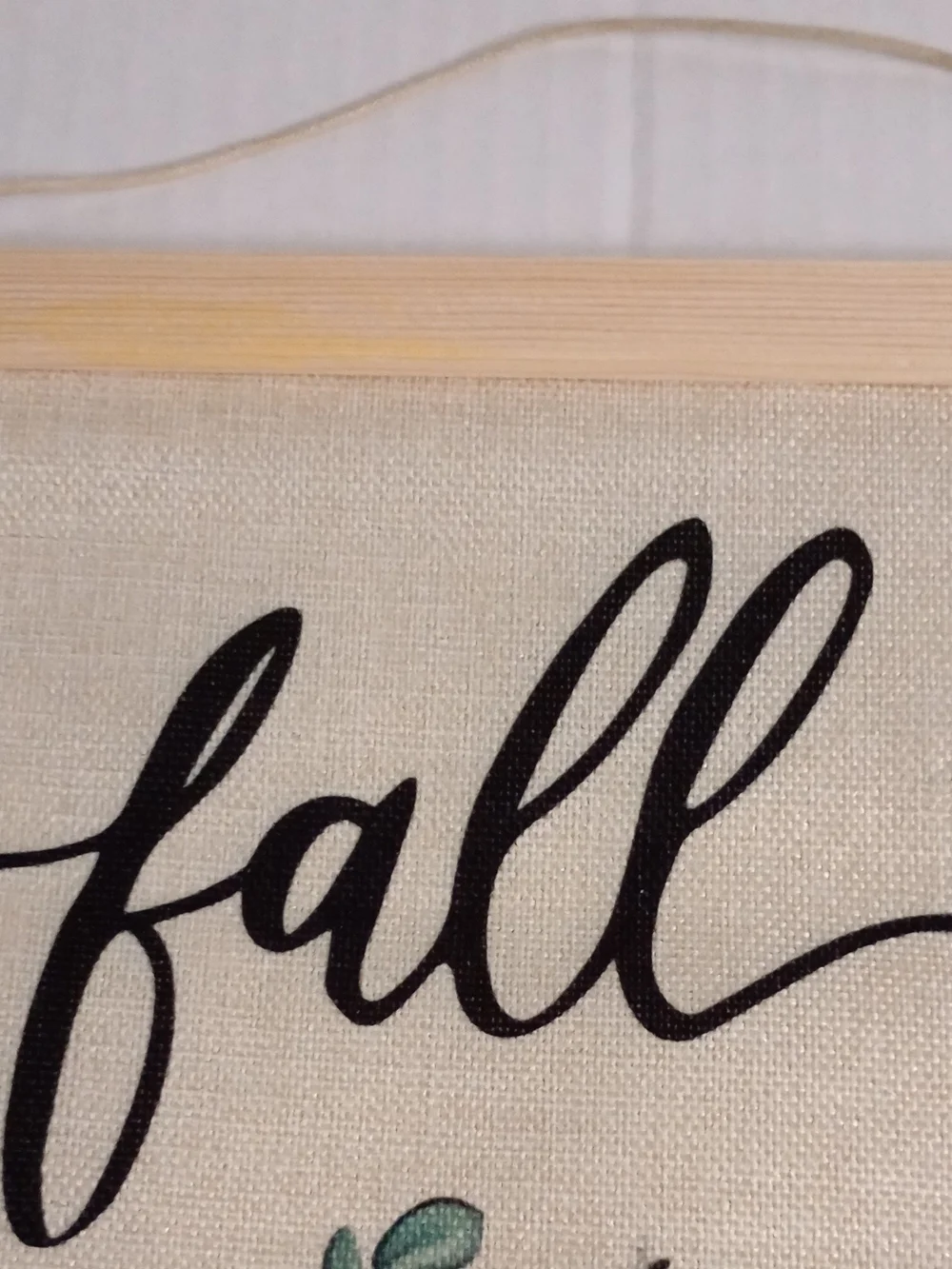 Fall Pumpkin Hanging Wall Decor Autumn Decoration Blue Buffalo Plaid 16.5